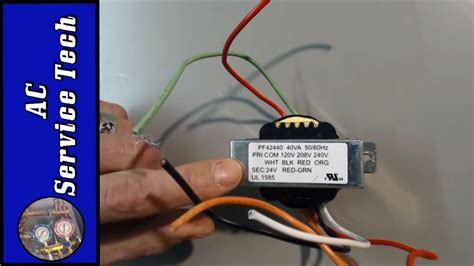 24v transformer mounting instructions